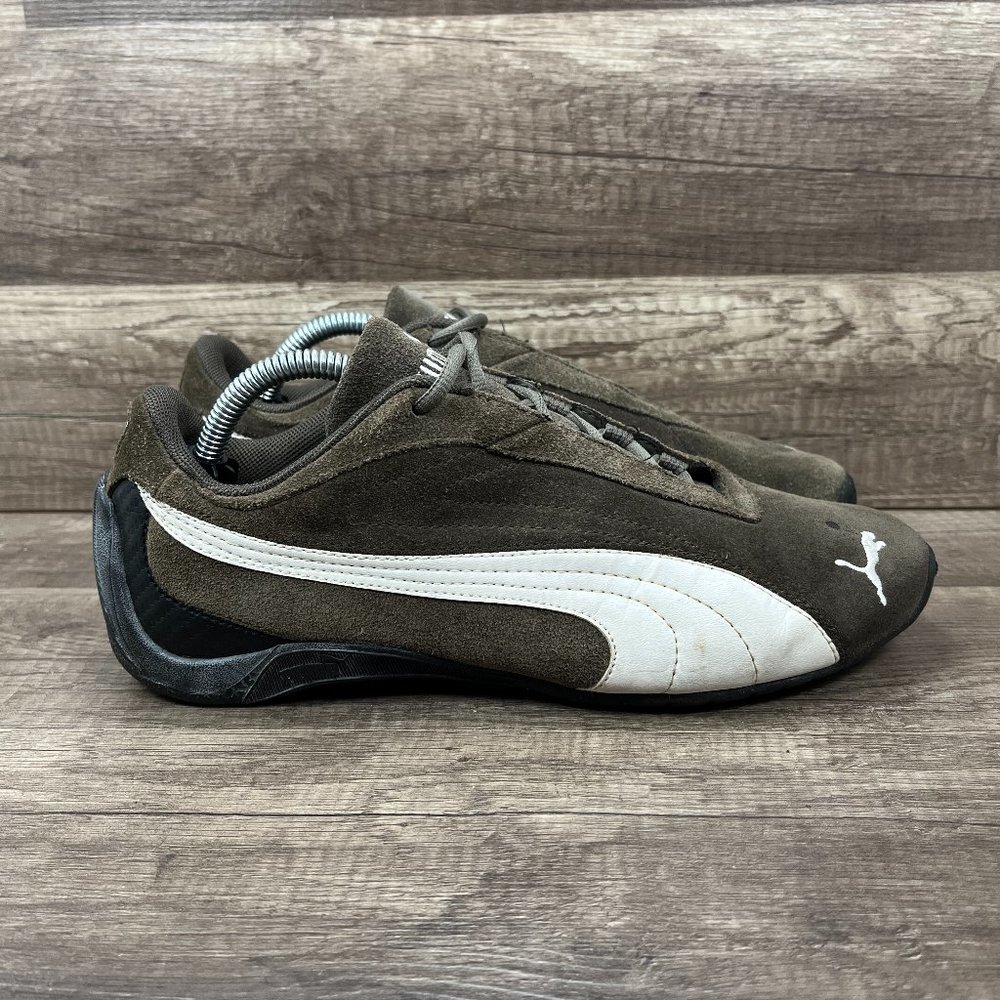 Puma Speedcat Suede Brown White Womens US Size 6 EUR 38 301079 17 Sneakers